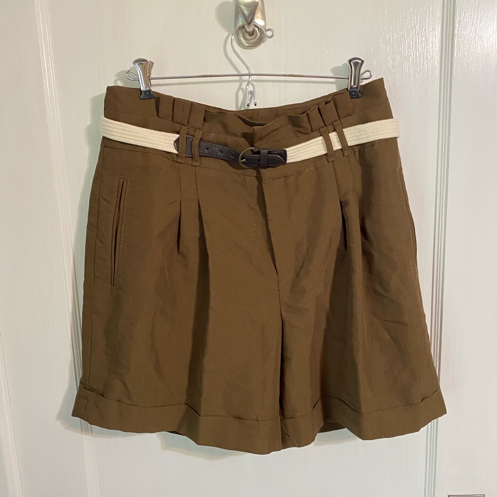 Anthropologie paper bag shorts